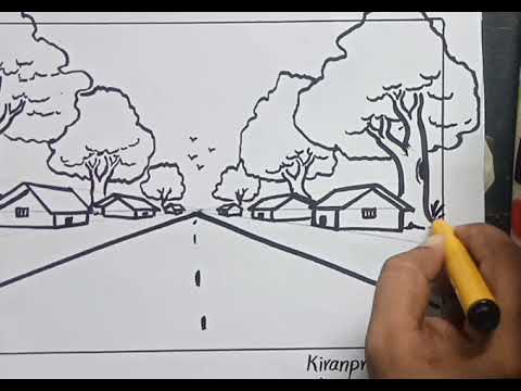 Easy How to Draw a House Tutorial and House Coloring Page